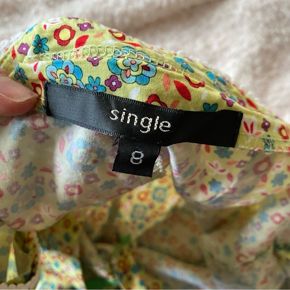 Y2K Fairy Garden Floral Capris - Picture 6 of 9